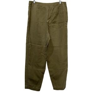 Ischiko 2 Women’s US 8/10 Olive Green Oversized Balloon Pants Lyocell G4